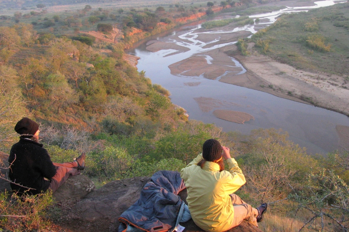People overlooking wetland - Photo credit: Wilderness Leadership School