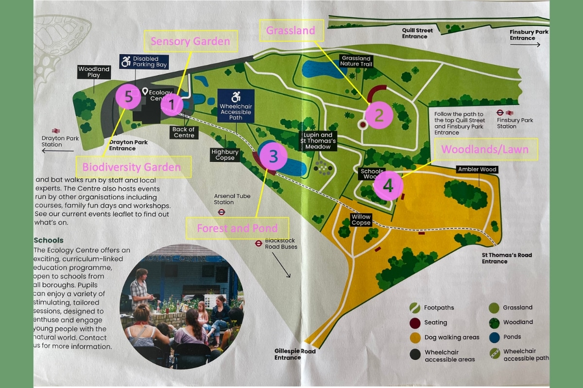 Smellwalk map, credit Annette Taylor