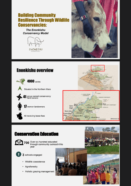 Building Community Resilience Through Wildlife Conservancies slides thumbnail