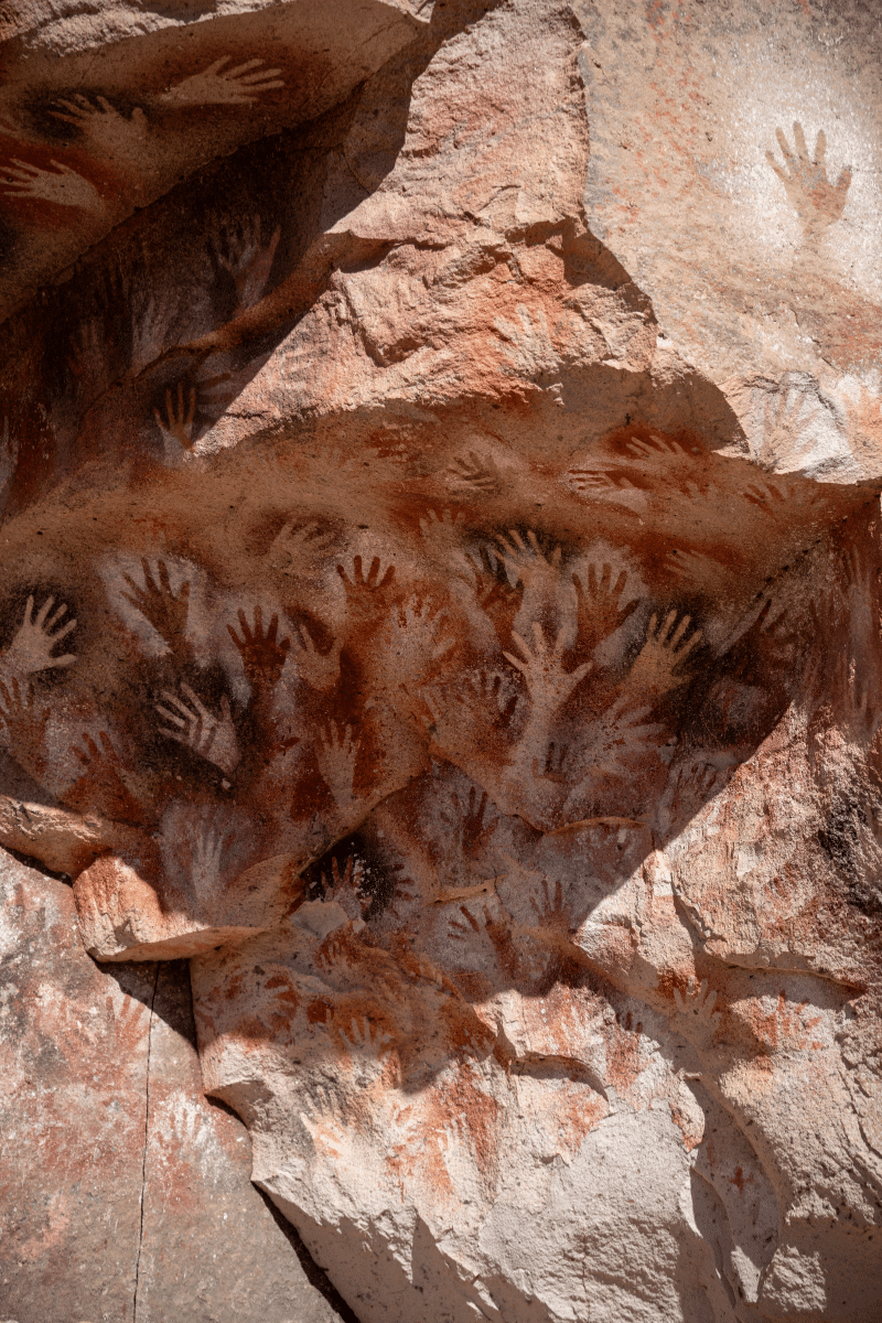 cave paintings in the Cueva de la Manos