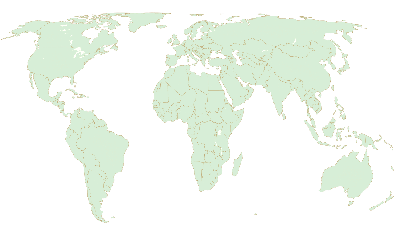 Map showing case study locations