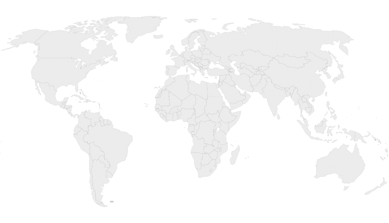 Map showing case study locations