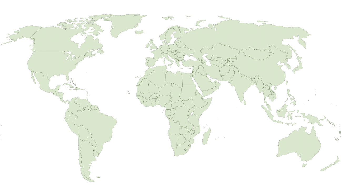 Map showing case study locations